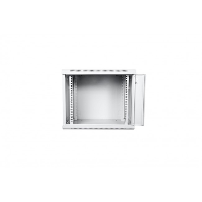 Digitus DN-W19 12U/600/MD rack cabinet Wall mounted rack Light grey