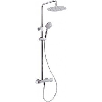 Rain shower with shower faucet