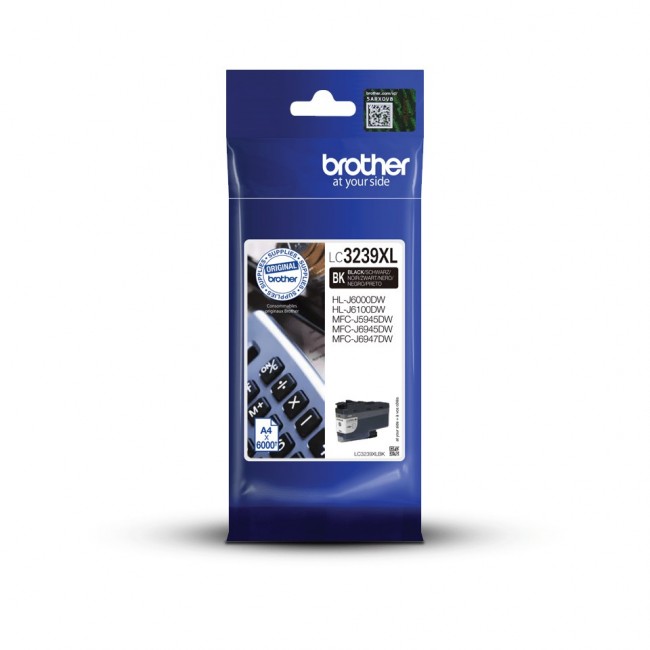 Brother LC-3239XLBK ink cartridge 1 pc(s) Original High (XL) Yield Black Brother LC-3239XLBK ink cartridge 1 pc(s) Original High (XL) Yield Black
