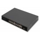 Digitus 16 Port Fast Ethernet PoE Switch , 2 Gigabit Uplinks (RJ45 / SFP) Digitus 16 Port Fast Ethernet PoE Switch , 2 Gigabit Uplinks (RJ45 / SFP)