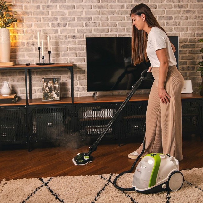Polti Vaporetto Smart 110 Eco Cylinder steam cleaner 1500 W Black, Green, White