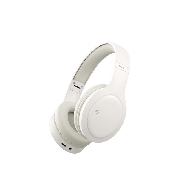 Havit H633BT - wireless on-ear headphones, beige