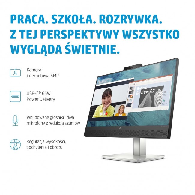 HP E24m G4 Conferencing - LED-Skarm 23