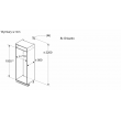 Bosch Serie 4 KBN96VFE0 fridge-freezer Built-in 383 L E White