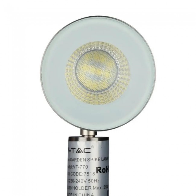 Underground lamp V-TAC VT-770 230V IP65 GU10 (SKU 7518) Silver