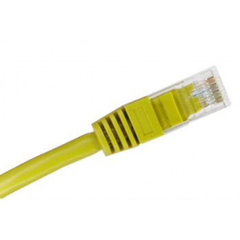 Alantec KKU5CZA1 networking cable Yellow 0.25 m Cat5e U/UTP (UTP)