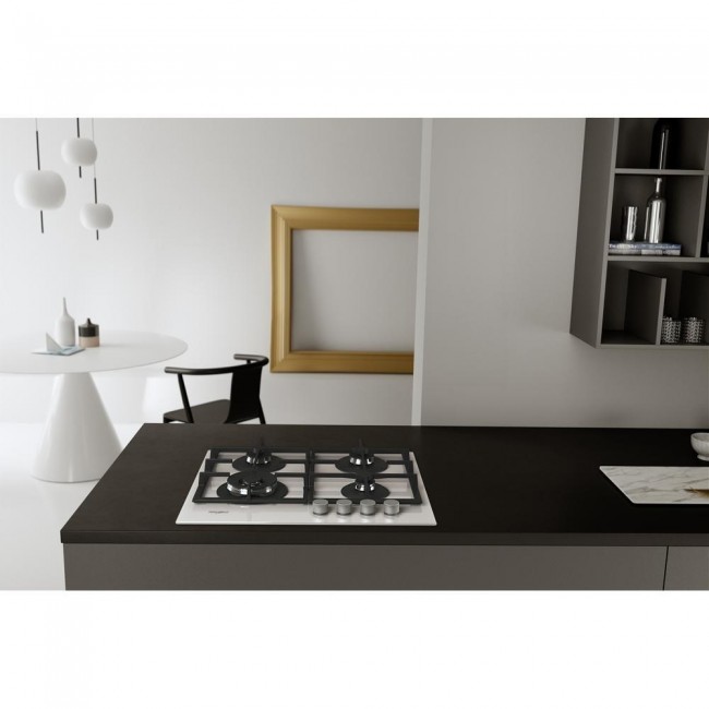 Whirlpool AKTL629/WH White Built-in 59 cm Gas 4 zone(s)