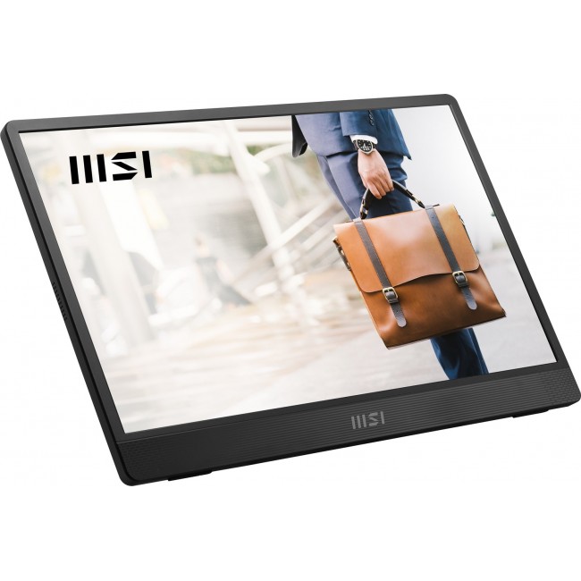 MSI PRO MP161 E2U portable TV/monitor Portable monitor Black 39.6 cm (15.6 MSI PRO MP161 E2U portable TV/monitor Portable monitor Black 39.6 cm (15.6