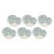 ROSE&TULIPS SEA STONES Dinner service for 6 people ROSE&TULIPS SEA STONES Dinner service for 6 people