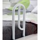 Height-adjustable bed rail making it easier to stand up