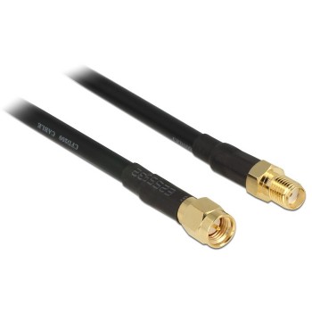 DeLOCK 15m CFD200 coaxial cable SMA