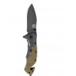 Commander Rescue 101 INC Knife, Black/Tan