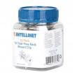 Intellinet 1U Tool-Free Rack Mount Clip (12-Pack), Innovative Solution to Easily Mount 1U Cabinet Accessories in a 10