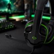 Esperanza EGH310G Headphones with microphone Headband Black, Green