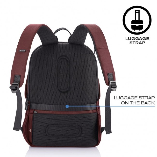 XD DESIGN ANTI-THEFT BACKPACK BOBBY SOFT RED P/N: P705.794 XD DESIGN ANTI-THEFT BACKPACK BOBBY SOFT RED P/N: P705.794
