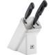 SET OF 3 KNIVES IN SELF-SHARPENING BLOCK ZWILLING FOUR STAR 35135-400-0 SET OF 3 KNIVES IN SELF-SHARPENING BLOCK ZWILLING FOUR STAR 35135-400-0