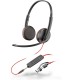 POLY Blackwire 3225 Stereo USB-C Headset +3.5mm Plug +USB-C/A Adapter