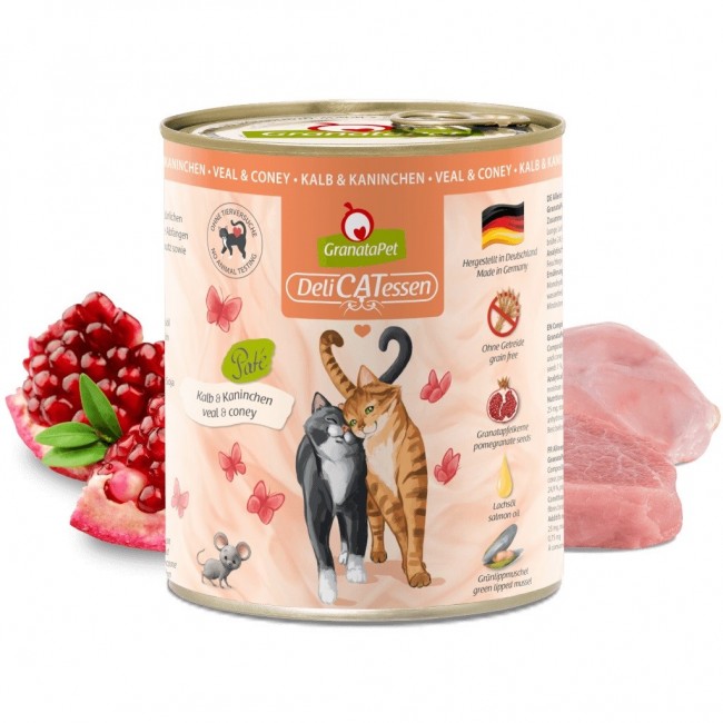 GranataPet DeliCatessen oso i indyk mokra karma dla kota 800g