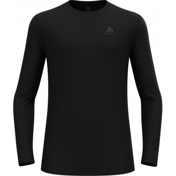 ODLO Merino 160 BL Top Crew Neck l/s men's T-shirt, size L, black
