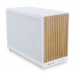 Lian Li DAN Cases A3-mATX Wood Edition PC Case, Micro-ATX - Beech, white