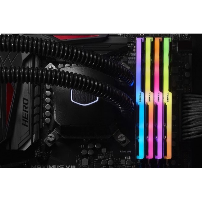 G.Skill Trident Z RGB (For AMD) F4-3200C16Q-32GTZRX memory module 32 GB 4 x 8 GB DDR4 288-pin DIMM