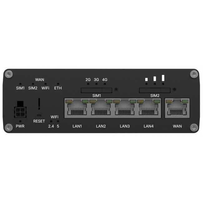 Teltonika RUTC41 wireless router Gigabit Ethernet Dual-band (2.4 GHz / 5 GHz) 5G Black