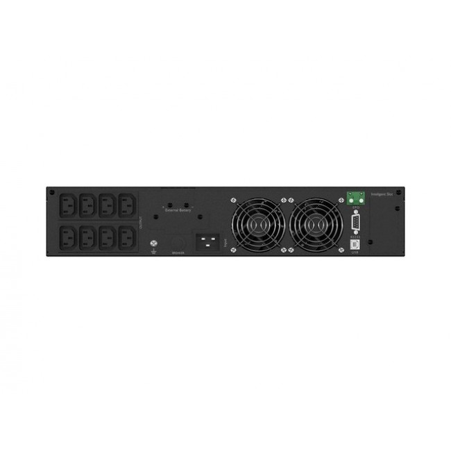 Armac R/2000I/PF1/DF Rack UPS On-Line 2000VA 8 IEC C13 USB-B LCD Metal Housing Dust-Free