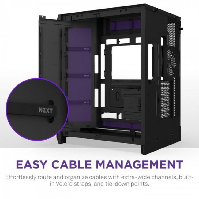 NZXT H9 Flow RGB+ Midi Tower Black