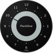Needit ParkOne parking disc Black, White, Metallic Electronic