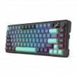REDRAGON K724GBG-RGB-PRO Behemoth keyboard USB + RF Wireless + Bluetooth Grey, Blue