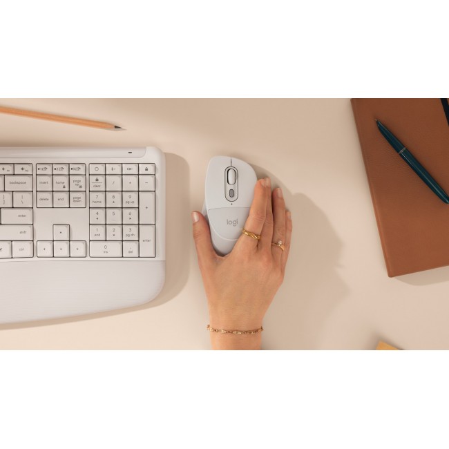 Logitech Signature Comfort Plus M850 L mouse Universal Right-hand RF Wireless + Bluetooth Optical 4000 DPI