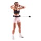 Hula hop plus size with tabs and weights HMS HHW12 black