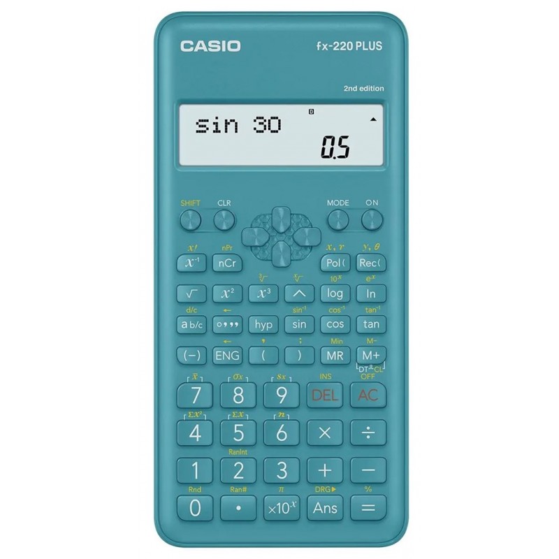 CASIO CALCULATOR SCIENTIFIC FX-220PLUS-2 BLUE, 12 DIGIT DISPLAY CASIO CALCULATOR SCIENTIFIC FX-220PLUS-2 BLUE, 12 DIGIT DISPLAY