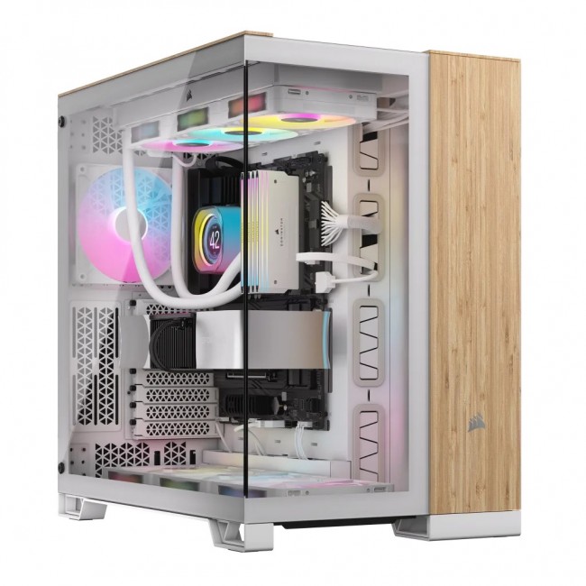 Corsair CC-9011284-WW computer case Midi Tower Bamboo, White Corsair CC-9011284-WW computer case Midi Tower Bamboo, White