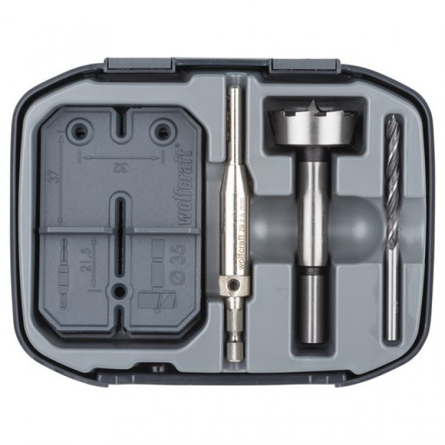 wolfcraft GmbH 4656000 drill bit Hinge drill bit 3 pc(s)
