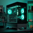 Actina 5901443416364 PC AMD Ryzen 7 9800X3D 32 GB DDR5-SDRAM 1 TB SSD NVIDIA GeForce RTX 5070 Midi Tower Black