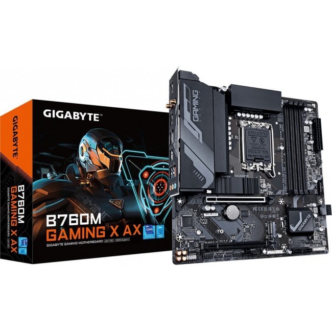 Gigabyte B760M GAMING X AX DDR5 motherboard LGA 1700 micro ATX Gigabyte B760M GAMING X AX DDR5 motherboard LGA 1700 micro ATX