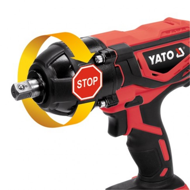 YATO KLUCZ UDAROWY 18V 1/2 300Nm 1x2,0Ah LI-ION 82804 YATO KLUCZ UDAROWY 18V 1/2 300Nm 1x2,0Ah LI-ION 82804
