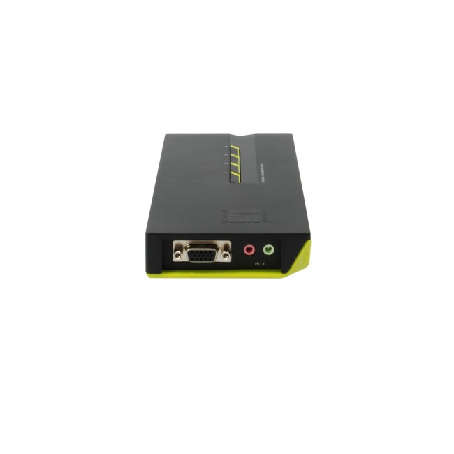 LevelOne 4-Port USB VGA KVM Switch, audio support LevelOne 4-Port USB VGA KVM Switch, audio support