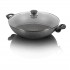Granite induction wok with 2 handles and lid Ballarini Ferrara - 36 cm