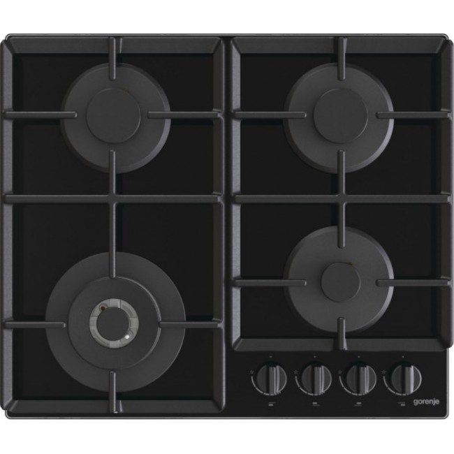 Gorenje GTW641EB hob Black Built-in 60 cm Gas 4 zone(s)