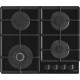 Gorenje GTW641EB hob Black Built-in 60 cm Gas 4 zone(s)