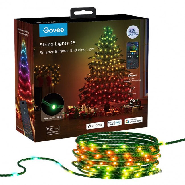 Govee H80C4 Smart string light Wi-Fi/Bluetooth 15 W