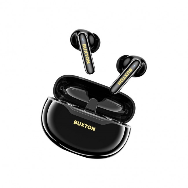 Buxton BTW 7200 Black Tuya - In-ear wireless earphones with charging case, black Buxton BTW 7200 Black Tuya - In-ear wireless earphones with charging case, black