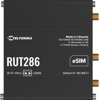 Teltonika RUT286 router przemys owy 4G / LTE (RUT286AAAAA0)