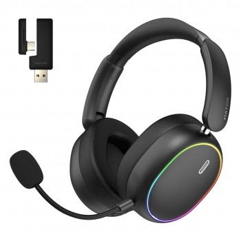 HATOR Phoenix 2 Wireless Headset Wired & Wireless Head-band Gaming USB Type-C / USB Type-A Bluetooth Black