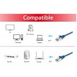 Equip Cat.6A S/FTP Patch Cable, 30m, Blue