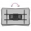 Maclean TV Mount, max VESA 600x400, 32-85