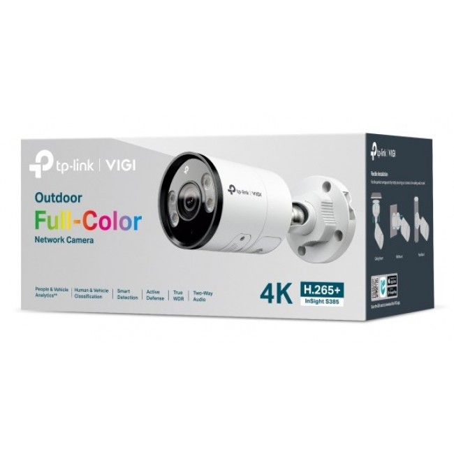 TP-Link INSIGHT S385 Bullet IP security camera Outdoor 3840 x 2160 pixels Wall