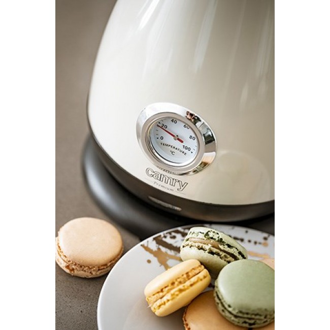 Camry Premium CR 1344C electric kettle 1.7 L 2200 W Cream Camry Premium CR 1344C electric kettle 1.7 L 2200 W Cream